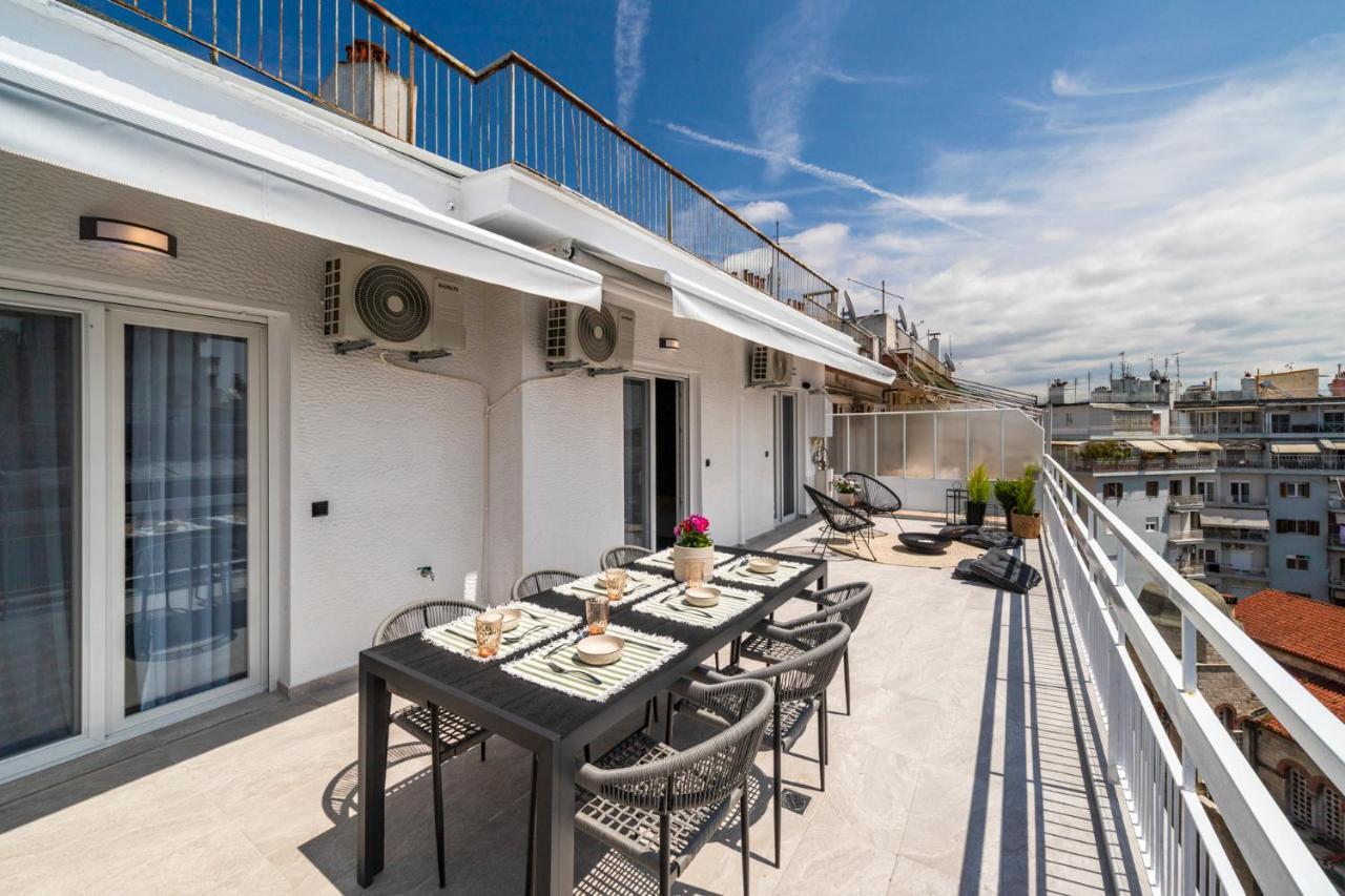 Ares Penthouse Apartment Солун Екстериор снимка